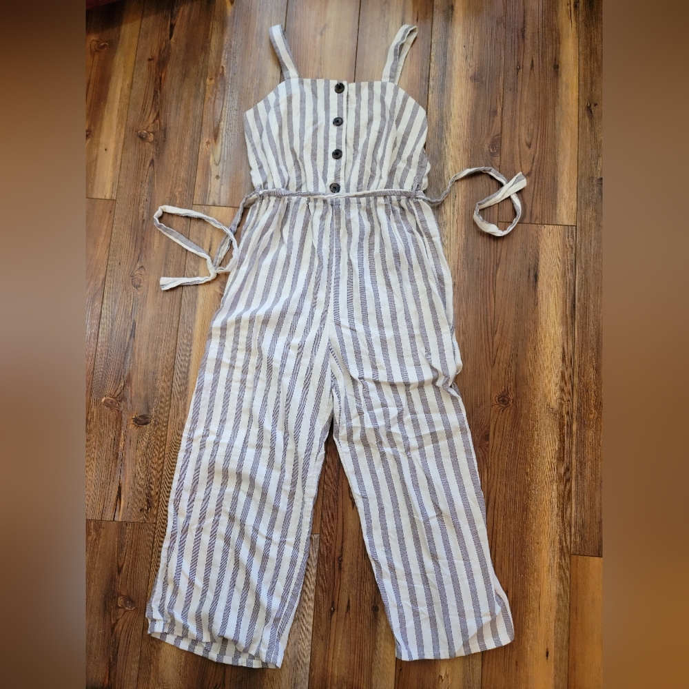 Maurices Striped Jumpsuit Size Medium